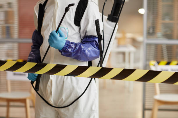 Professional Blood Cleanup technician working in Southampton, NY
